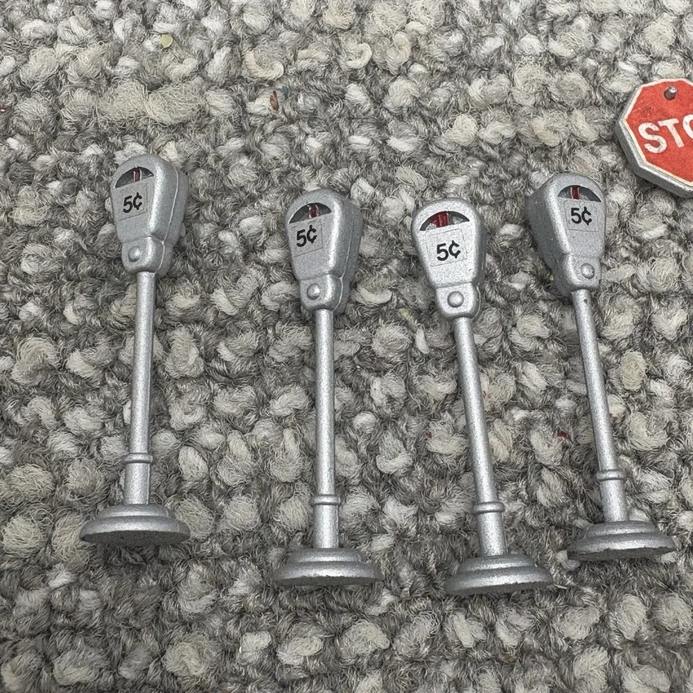 The Heritage Village Collection Utilites Set of 8‎ Handpainted Metal